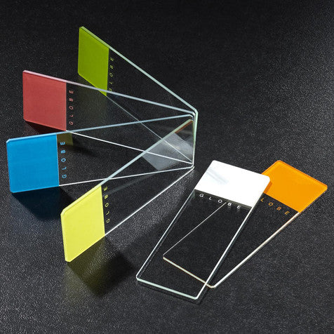 Color Frosted Microscope Slides
