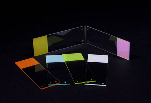 Color Frosted Charged Microscope Slides