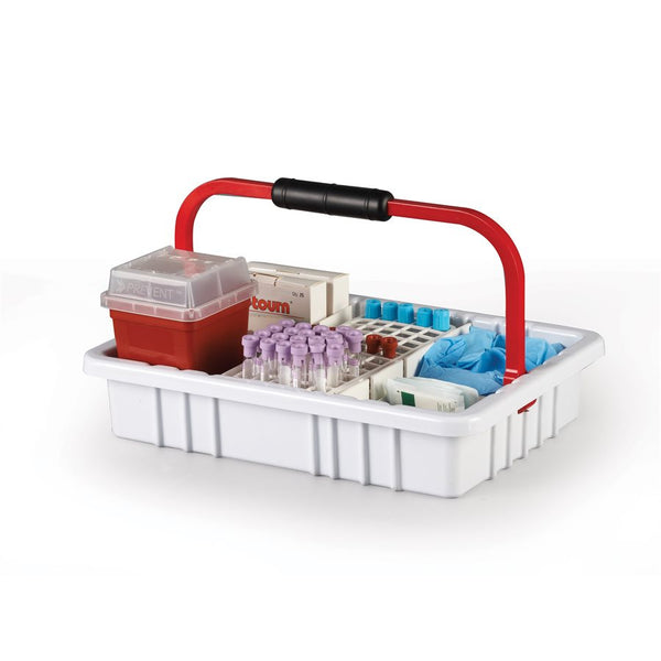 IsoBox To-Go Phlebotomy Tray with Built-in Handle