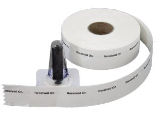 White "Received On" Labels for 1153 Monarch Gun