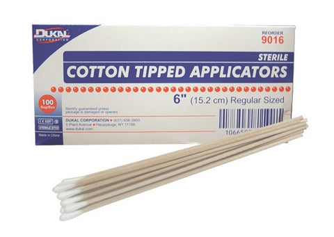COTTON TIPPED APPLICATOR 6"