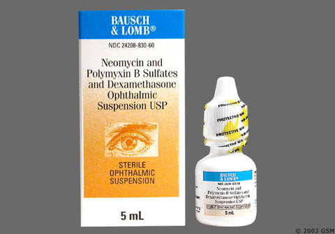Neomycin / Polymixin B / Dexamethasone 5 mL
