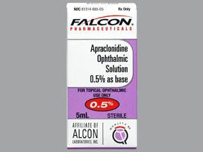 Apraclonidine HCI 0.5% 5 mL