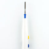 Electrosurgical Pencil with Holster, Push Button, 2.5" Ceramic-White Lightning
